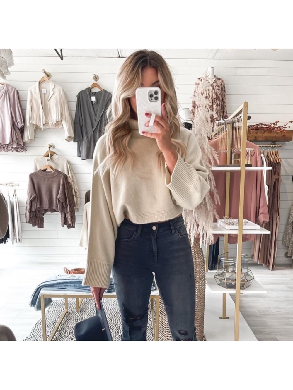 Cropped Women’s Miou Muse Sweater